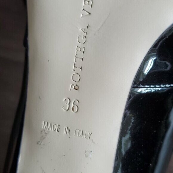 Bottega Veneta black patent leather pumps size 36 - Picture 5 of 7